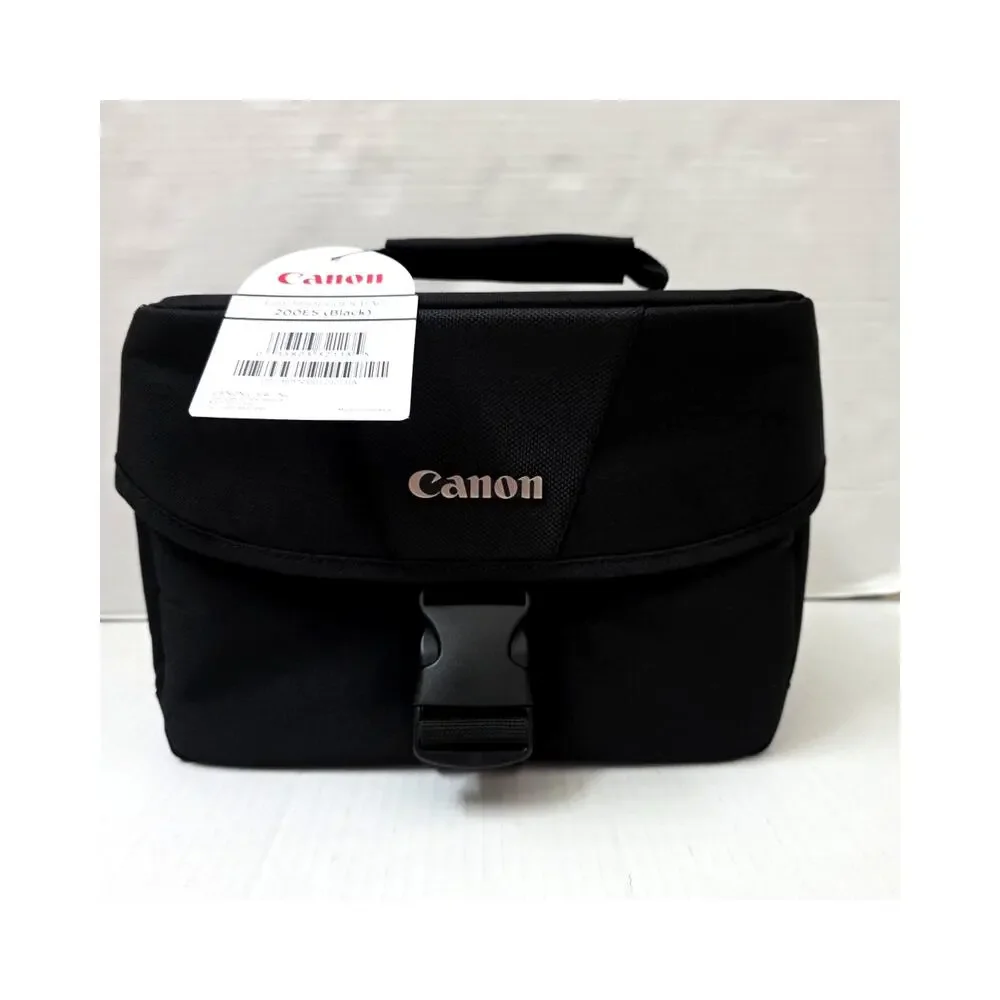 CoAuthentic Canon 200ES EOS DSLR Black Camera Gadget Bag Adjustable Strap Rugged